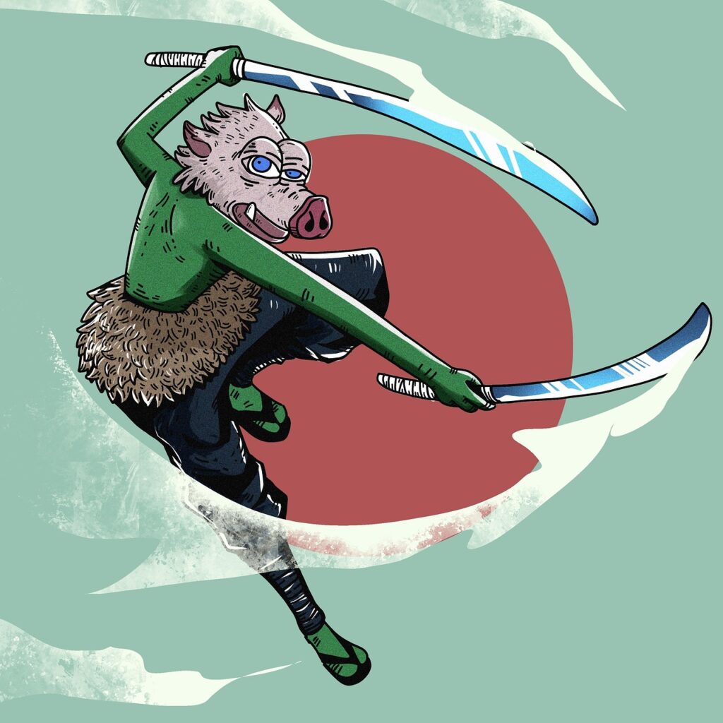 meme, inosuke, frog, inosuke hashibira, demon slayer, fun, artwork, drawing, cartoon, anime, comic, japan, demon slayer, demon slayer, demon slayer, demon slayer, demon slayer