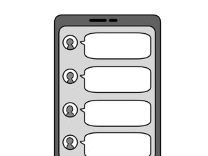 cell phone, messenger, painting, balloon, sns, sns, sns, sns, sns, sns